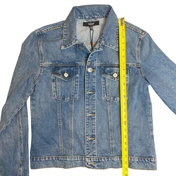 NWT Hudson Denim Long Sleeve Button Down Trucker Jacket L/XL - Picture 14 of 15